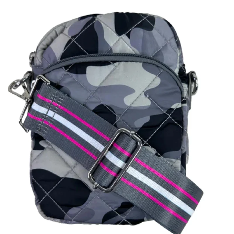 Women's Crossbody Bag with RFID - Blocking Pocket in Black for Safe TravelWomen's Macy Quilted Crossbody Bag In Camo Women's Crossbody Bag with RFID - Blocking Pocket in Black for Safe TravelWomen's Macy Quilted Crossbody Bag In Camo